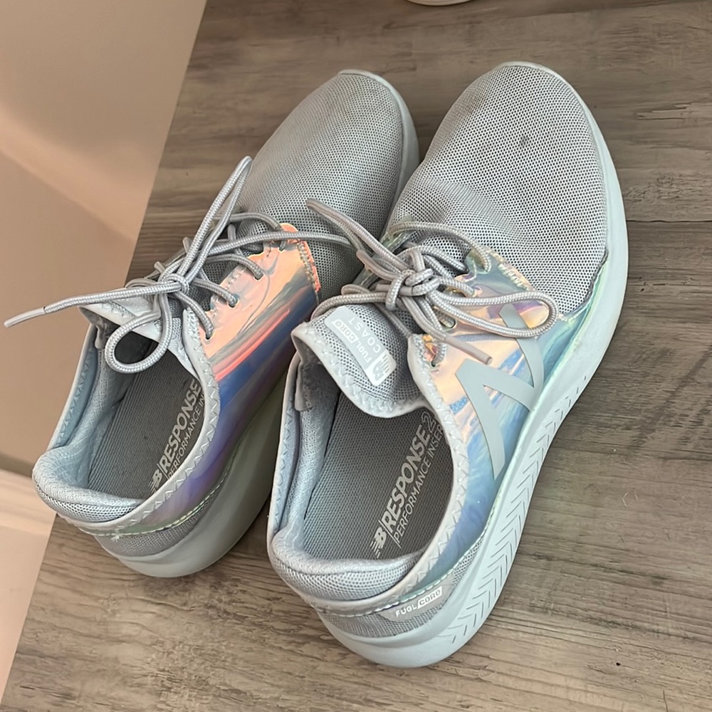 New balance fuel core iridescent athletic shoes